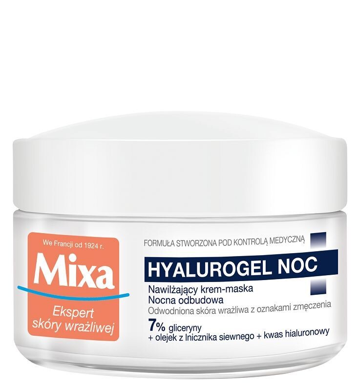 Mixa Hyalurogel Noc крем для лица на ночь, 50 ml
Mixa Hyalurogel Noc крем для лица на ночь, 50 ml