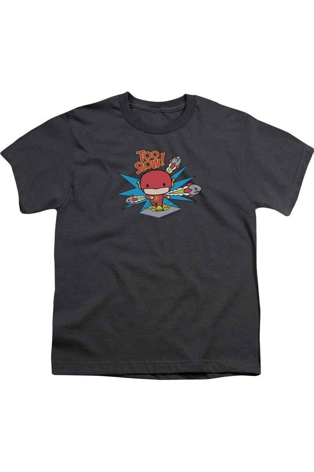 Футболка с коротким рукавом DC Comics Flash "Слишком медленно" для детей Gildan, Charcoal
Футболка с коротким рукавом DC Comics Flash "Слишком медленно" для детей Gildan, Charcoal