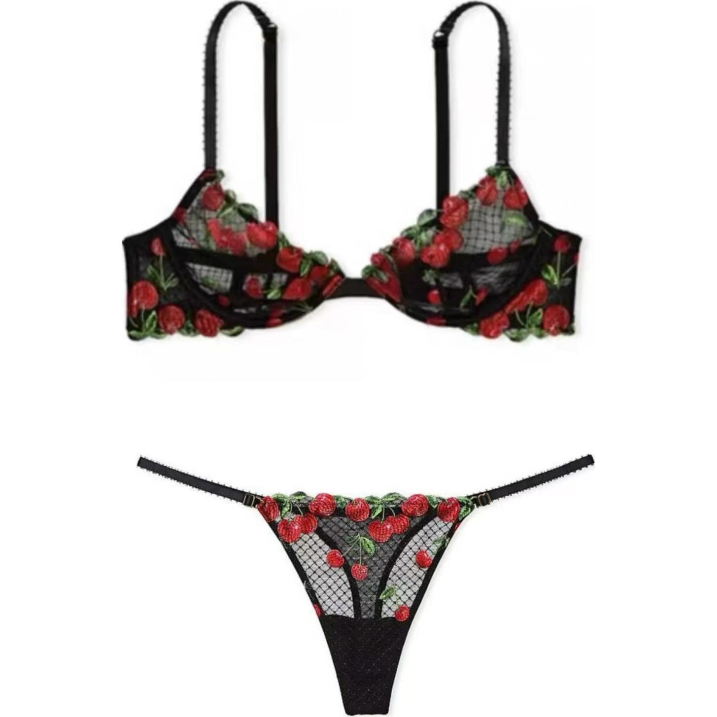 Victoria's Secret Женский комплект белья с растительным и цветочным принтом
Victoria's Secret Женский комплект белья с растительным и цветочным принтом