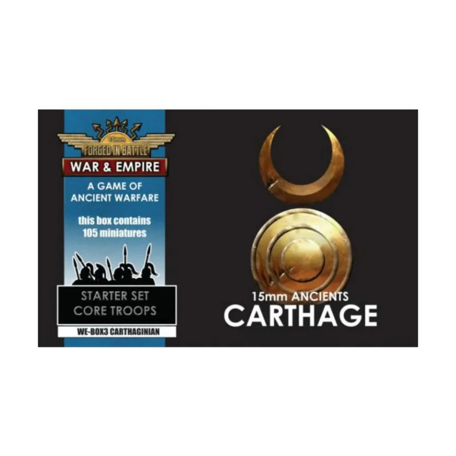Карфагенский стартовый набор, War & Empire - Ancients Miniatures - Carthaginian (15mm)
Карфагенский стартовый набор, War & Empire - Ancients Miniatures - Carthaginian (15mm)