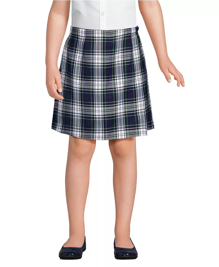 Школьная форма для девочек в клетку, юбка-шорты длиной до колена Lands' End, белый
Школьная форма для девочек в клетку, юбка-шорты длиной до колена Lands' End, белый