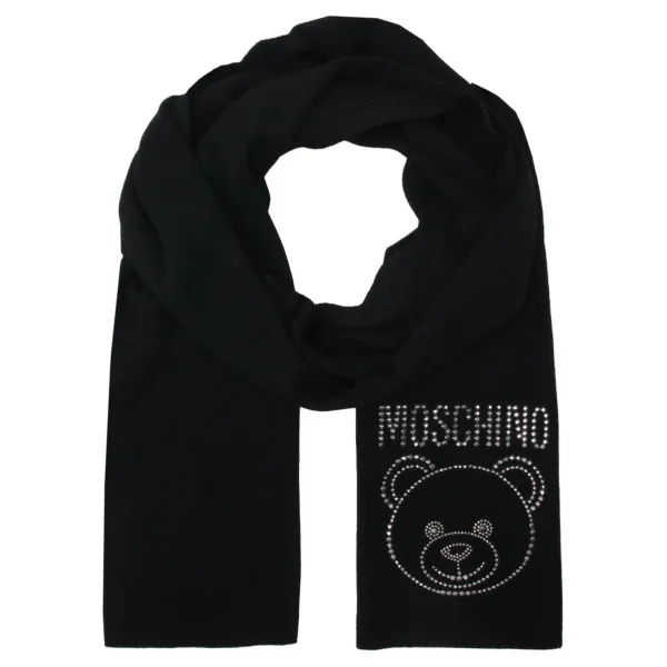 Шерстяной шарф Moschino, черный
Шерстяной шарф Moschino, черный