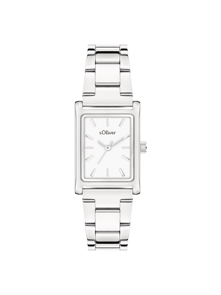s.Oliver Наручные часы с квадратным корпусом, серебристого цвета
s.Oliver Наручные часы с квадратным корпусом, серебристого цвета