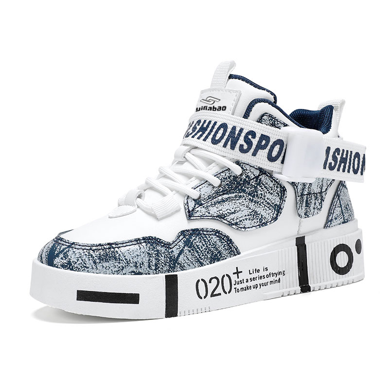 Детские кроссовки с высоким верхом, устойчивые к истиранию Yi Jiabao, белый/синий
Детские кроссовки с высоким верхом, устойчивые к истиранию Yi Jiabao, белый/синий