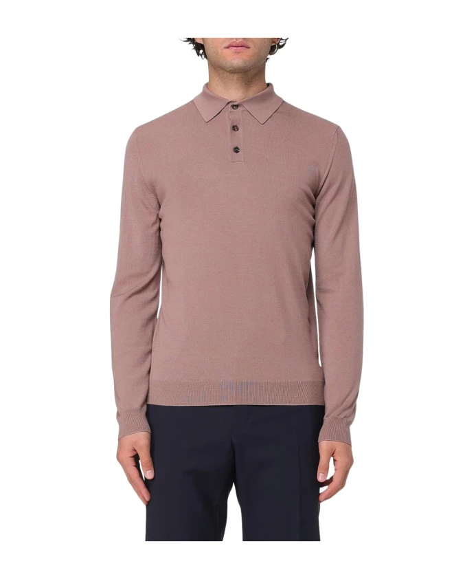 Рубашка-Поло из тонкой вязки Zanone, коричневый
Рубашка-Поло из тонкой вязки Zanone, коричневый