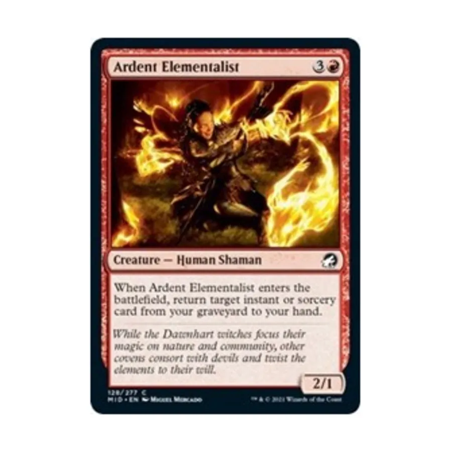 CCG Ярый элементалист (С), MTG - Innistrad - Midnight Hunt
CCG Ярый элементалист (С), MTG - Innistrad - Midnight Hunt