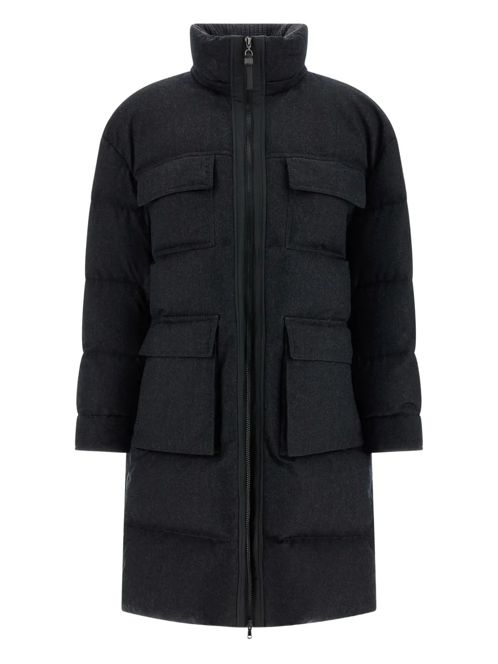 Стеганая куртка на молнии Brunello Cucinelli, серый
Стеганая куртка на молнии Brunello Cucinelli, серый