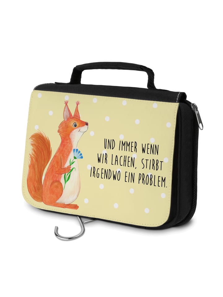 Mr. & Mrs. Panda Сумка для туалетных принадлежностей с изображением белки и цветка, с надписью, пастельно-желтого цвета
Mr. & Mrs. Panda Сумка для туалетных принадлежностей с изображением белки и цветка, с надписью, пастельно-желтого цвета