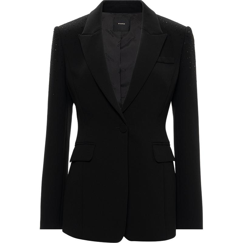 Пиджак женский Business Suit SS26 PINKO, черный
Пиджак женский Business Suit SS26 PINKO, черный
