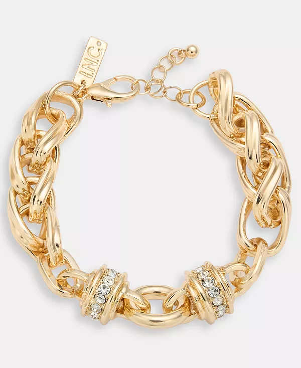 Браслет Pavé Link, эксклюзив от Macy's I.N.C. International Concepts, gold/crystal
Браслет Pavé Link, эксклюзив от Macy's I.N.C. International Concepts, gold/crystal
