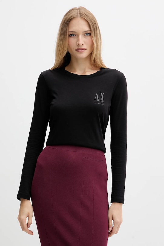 Хлопковая водолазка Armani Exchange, черный
Хлопковая водолазка Armani Exchange, черный