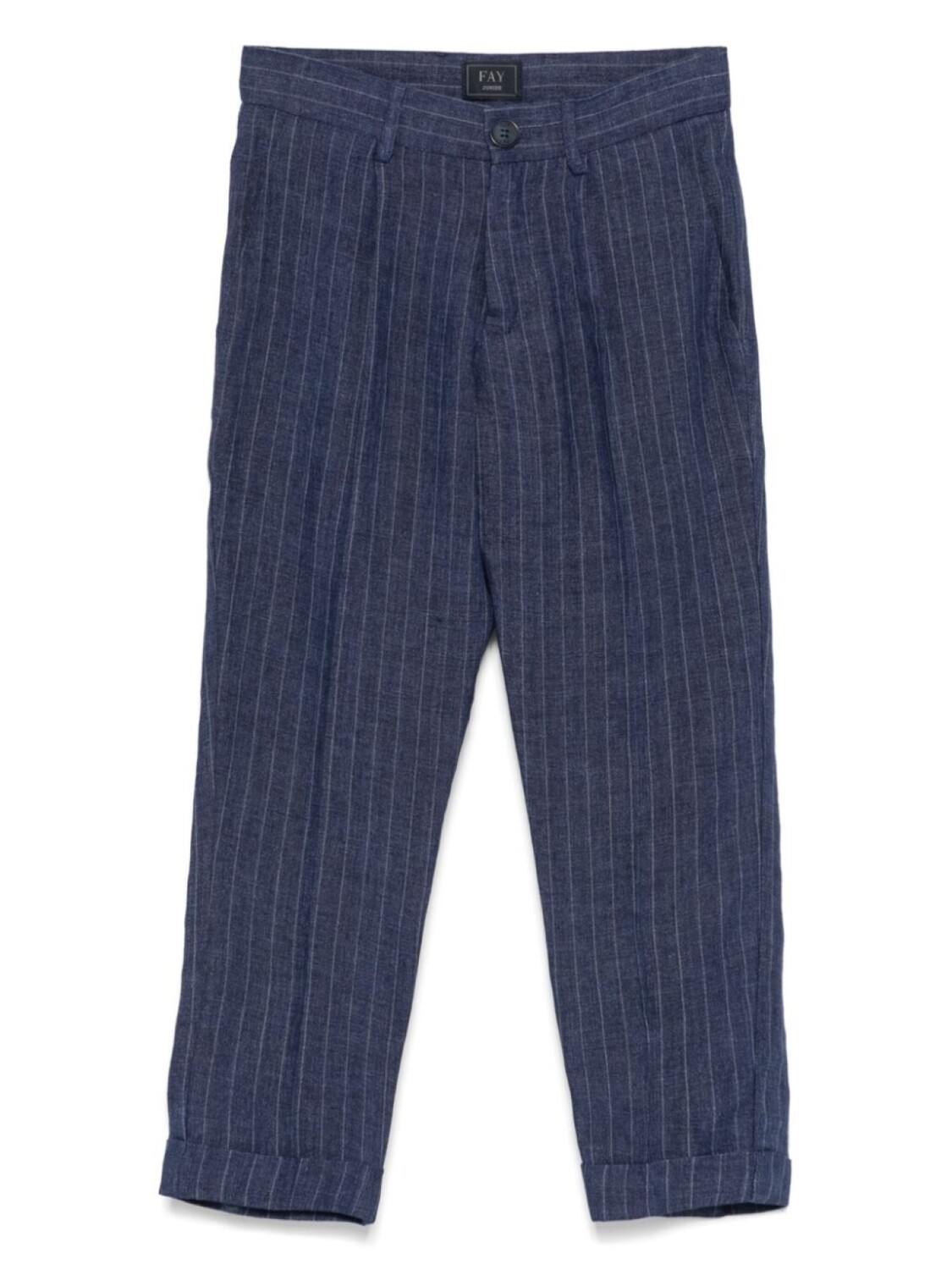 Fay Kids брюки в тонкую полоску, синий
Fay Kids брюки в тонкую полоску, синий