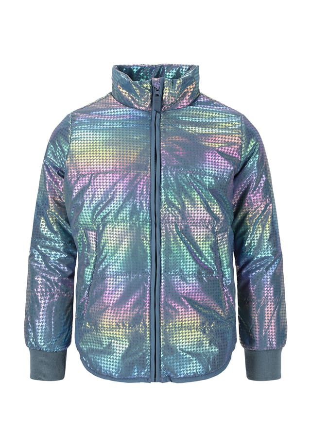 Куртка сказка в стильном металлическом дизайне Zigzag, синий
Куртка сказка в стильном металлическом дизайне Zigzag, синий