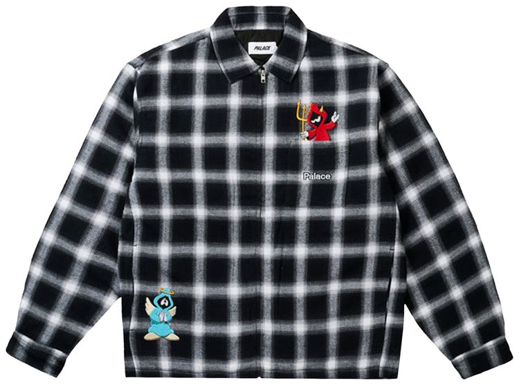 Рубашка на молнии Palace, черная
Рубашка на молнии Palace, черная