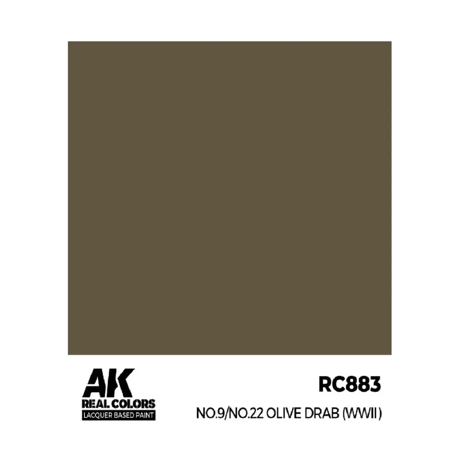 №9/№22 Оливково-серый (Вторая мировая война), Paint - Real Color, Dropper Bottles (AK-Interactive)
№9/№22 Оливково-серый (Вторая мировая война), Paint - Real Color, Dropper Bottles (AK-Interactive)