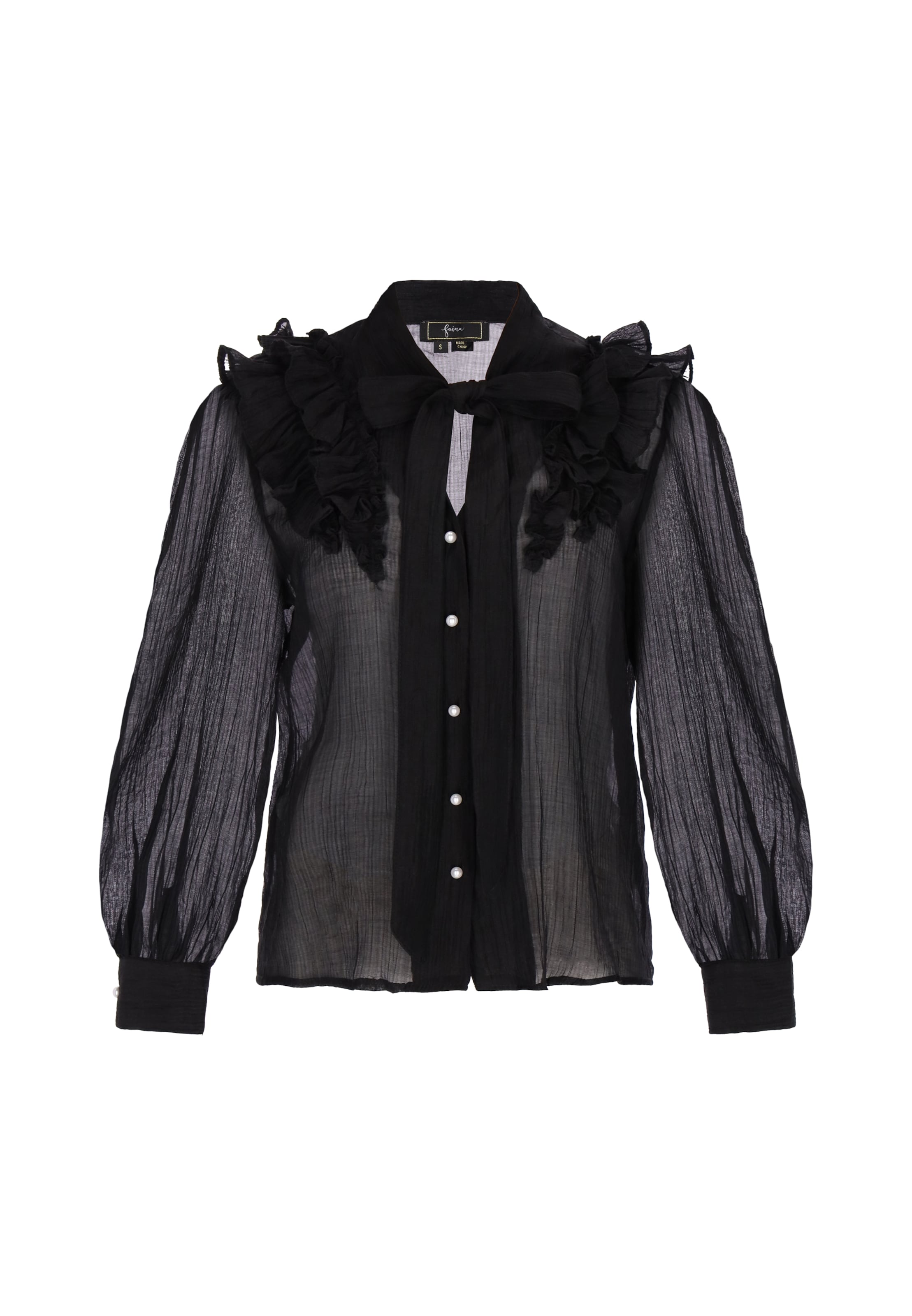 Faina Блузка в черном цвете
Faina Блузка в черном цвете