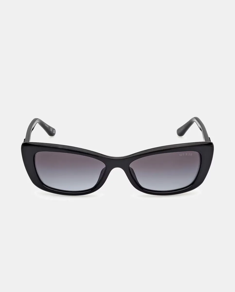 Женские солнцезащитные очки прямоугольной формы с черными градиентными линзами Guess, черный
Женские солнцезащитные очки прямоугольной формы с черными градиентными линзами Guess, черный