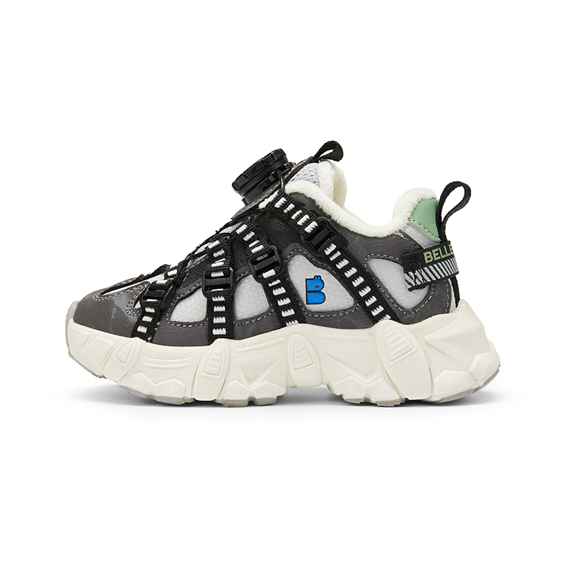 Детские баскетбольные кроссовки с низким берцем для детей BELLE, черный 
Детские баскетбольные кроссовки с низким берцем для детей BELLE, черный