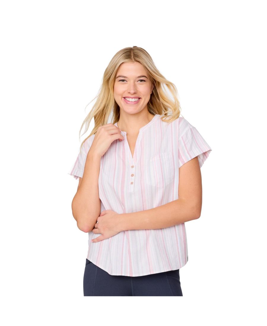 Женская рубашка Easy Breezy Free Country, Cameo pink textured stripe
Женская рубашка Easy Breezy Free Country, Cameo pink textured stripe