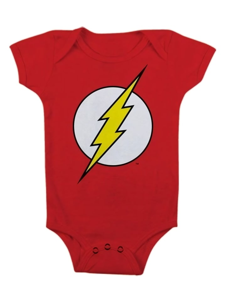 DC Flash Детский боди с короткими рукавами, красный
DC Flash Детский боди с короткими рукавами, красный