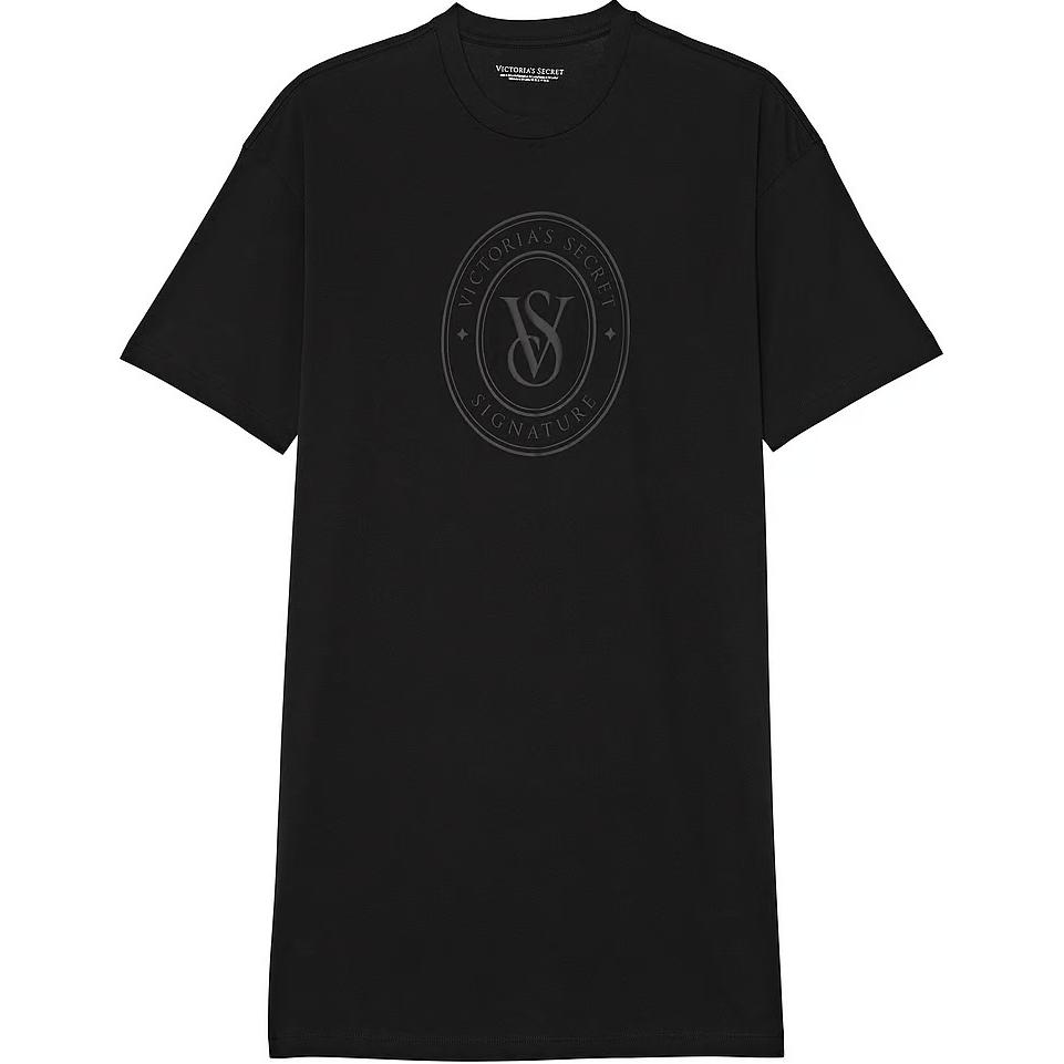 Хлопковая оверсайз футболка для сна / Черная пижамная блузка Женская Черная Victoria's Secret
Хлопковая оверсайз футболка для сна / Черная пижамная блузка Женская Черная Victoria's Secret