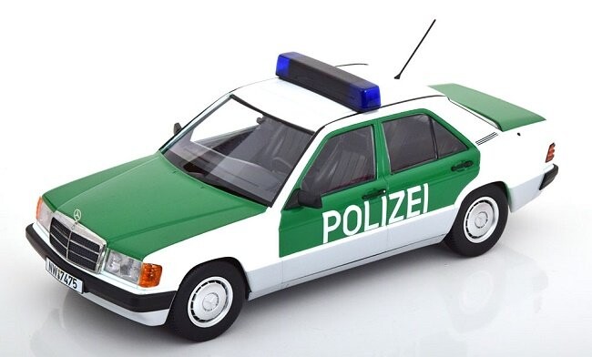 Triple 9 Mercedes Benz 190 W201 Police Germany 1:18 1800314 
Triple 9 Mercedes Benz 190 W201 Police Germany 1:18 1800314
