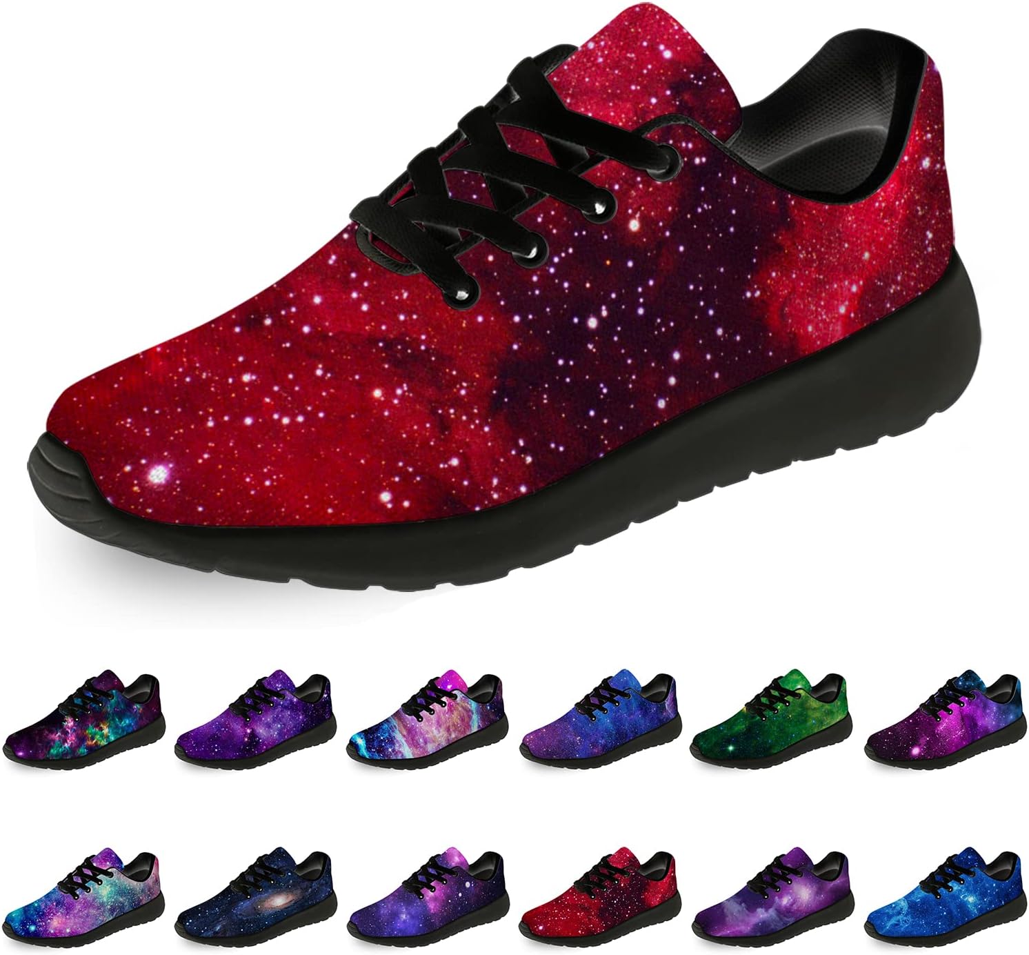 Кроссовки Horethy Galaxy для женщин и мужчин, беговые кроссовки, дышащие кроссовки для ходьбы и тенниса, космические кроссовки, подарки, черный
Кроссовки Horethy Galaxy для женщин и мужчин, беговые кроссовки, дышащие кроссовки для ходьбы и тенниса, космические кроссовки, подарки, черный