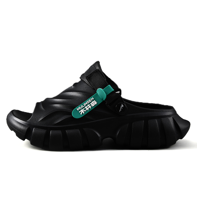 Mulinsen Пляжные сандалии мужские черные 
Mulinsen Пляжные сандалии мужские черные