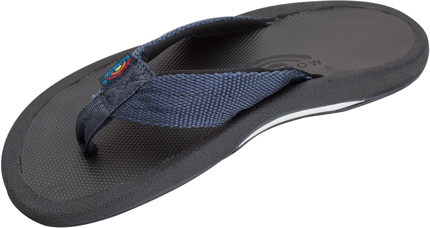 Мужские сандалии Rainbow Mariner с ортопедическим резиновым стелькой и поддержкой свода стопы Rainbow Sandals, темно-синий
Мужские сандалии Rainbow Mariner с ортопедическим резиновым стелькой и поддержкой свода стопы Rainbow Sandals, темно-синий