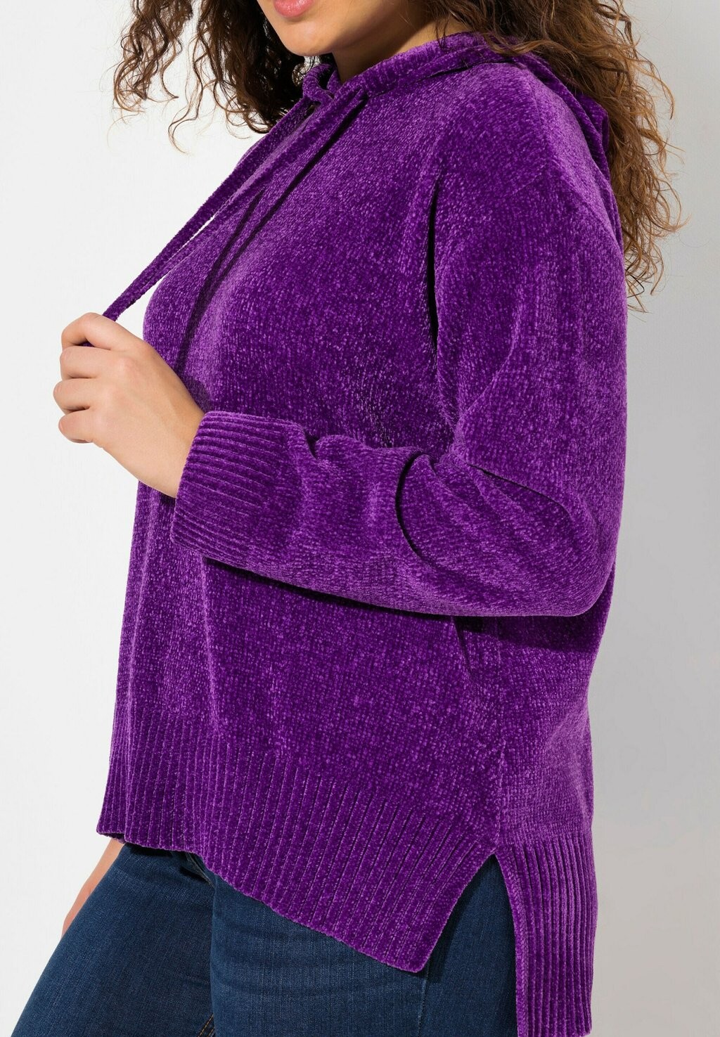 Джемпер CHENILLE Ulla Popken, фиолетовый 
Джемпер CHENILLE Ulla Popken, фиолетовый