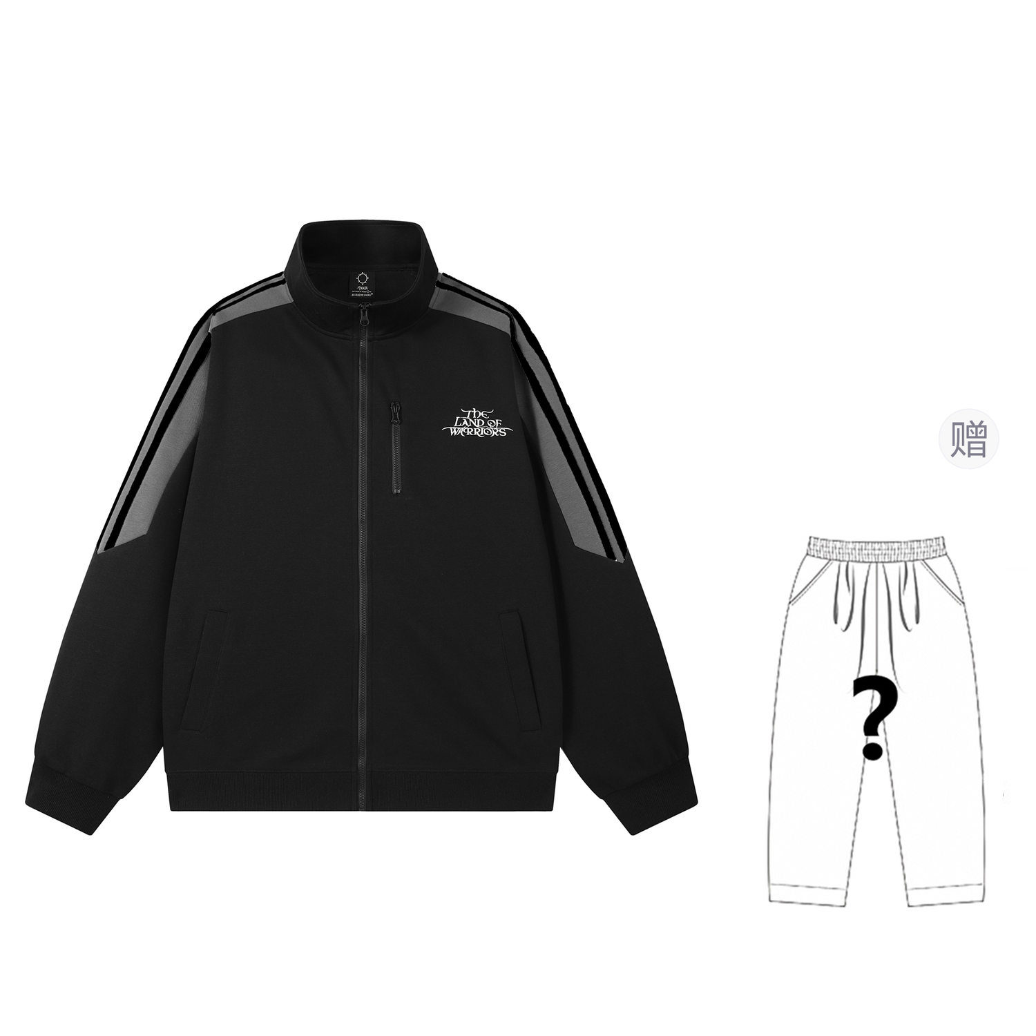 DOKI Куртка Unisex, Black (Comes with Casual Pants)
DOKI Куртка Unisex, Black (Comes with Casual Pants)