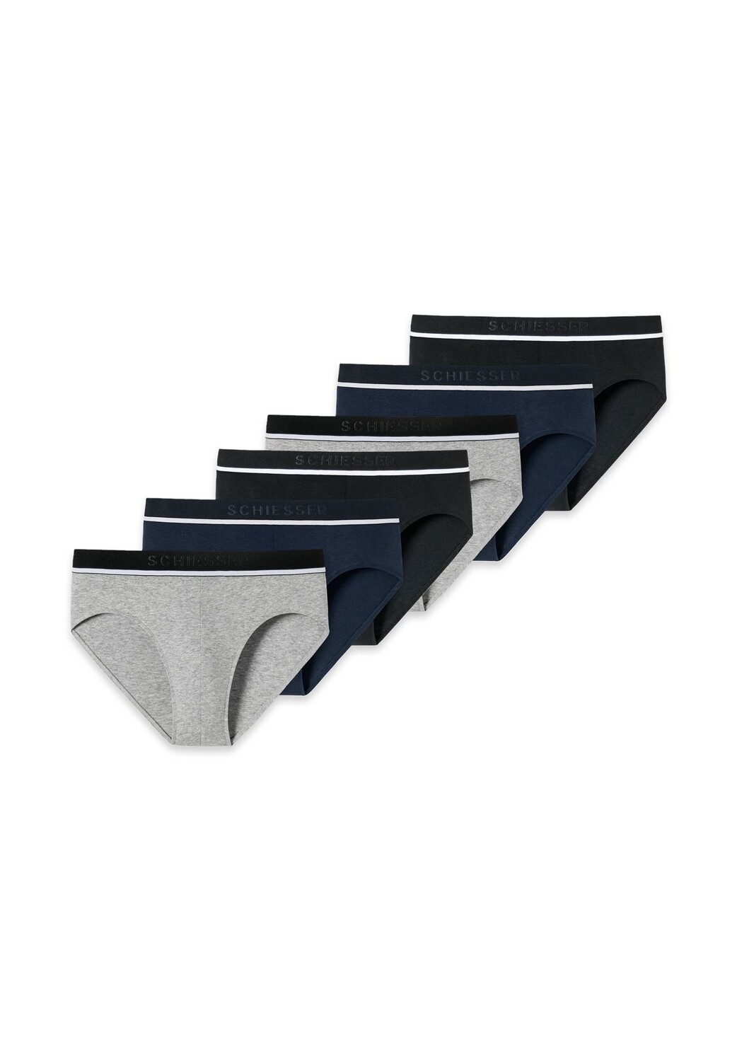Трусы/трусы Rio в упаковке 6 шт., натуральный хлопок 95/5 SCHIESSER, цвет Grau Blau Schwarz
Трусы/трусы Rio в упаковке 6 шт., натуральный хлопок 95/5 SCHIESSER, цвет Grau Blau Schwarz