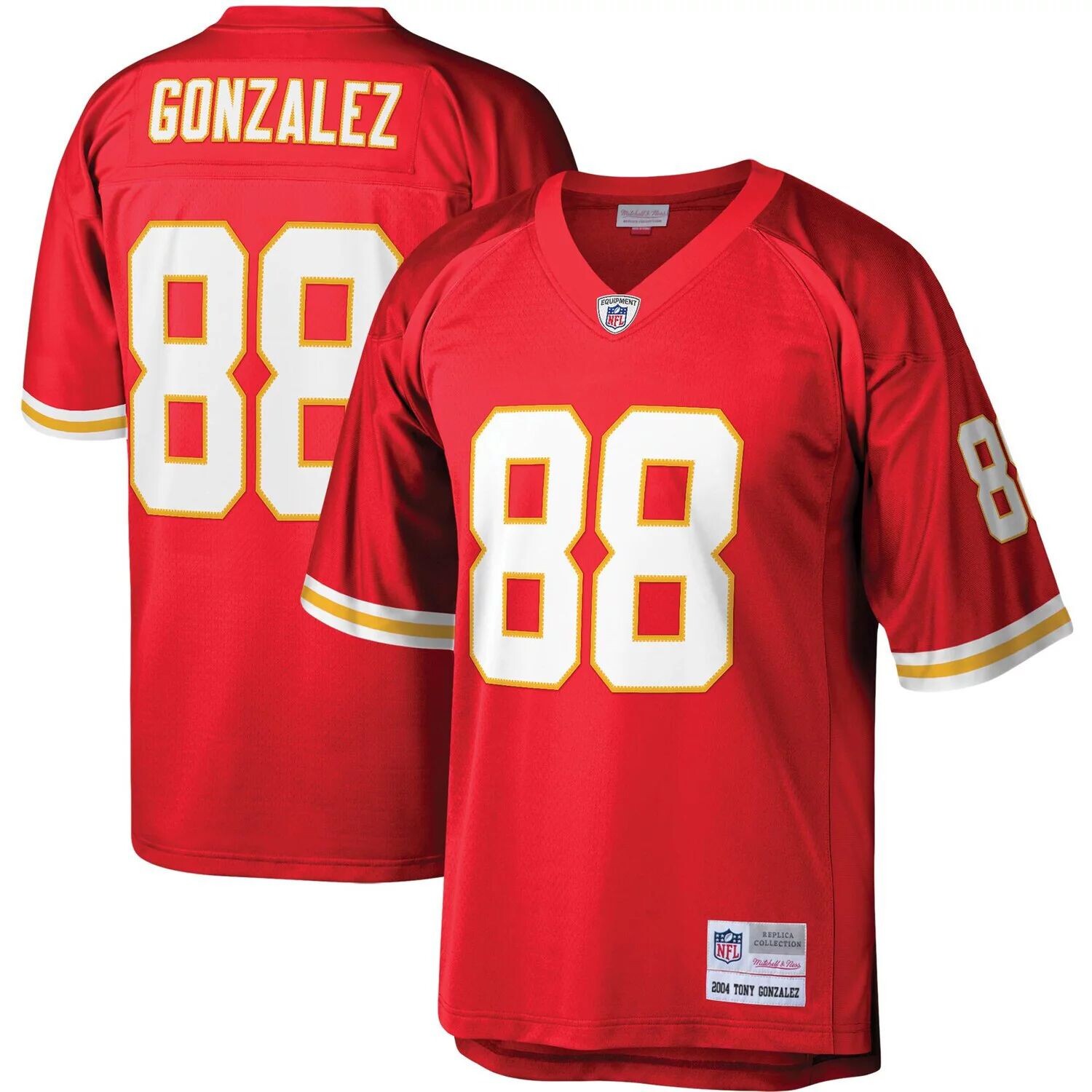 Реплика мужского джерси Mitchell & Ness Tony Gonzalez Red Kansas City Chiefs Legacy
Реплика мужского джерси Mitchell & Ness Tony Gonzalez Red Kansas City Chiefs Legacy