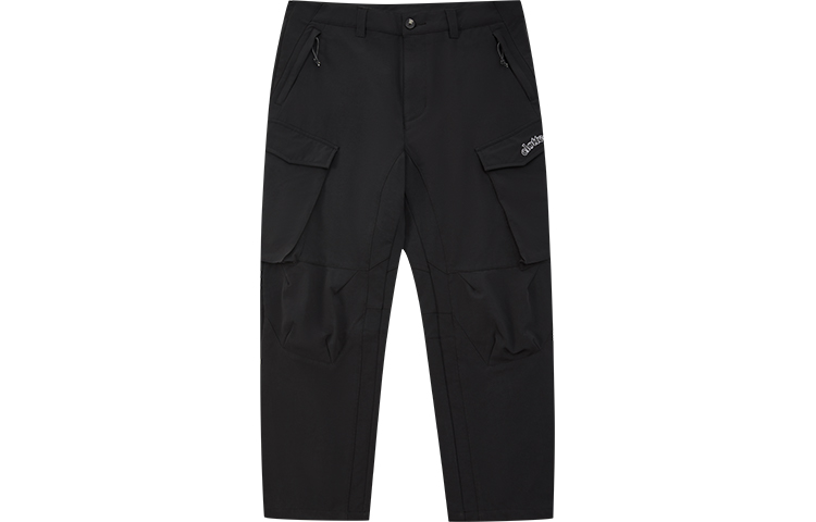 Clot Мужские тонкие черные брюки-карго
Clot Мужские тонкие черные брюки-карго