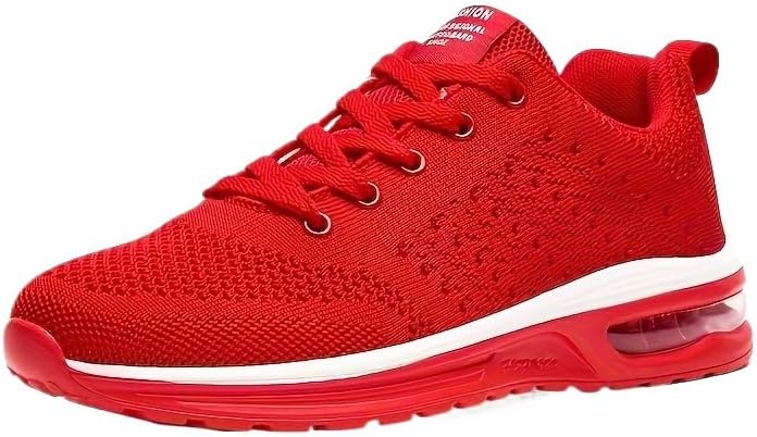 Мужские спортивные кроссовки большого размера однотонные на шнуровке - дышащий верх, нескользящая резиновая подошва, стелька с амортизирующей EVA для всех сезонов на открытом воздухе Hoalox, красный
Мужские спортивные кроссовки большого размера однотонные на шнуровке - дышащий верх, нескользящая резиновая подошва, стелька с амортизирующей EVA для всех сезонов на открытом воздухе Hoalox, красный