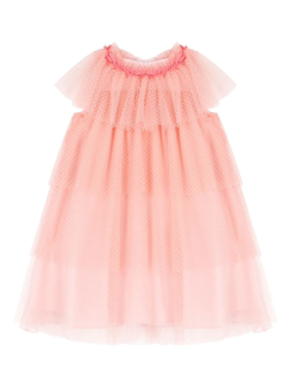 Ярусное платье в горох Patachou, розовый
Ярусное платье в горох Patachou, розовый