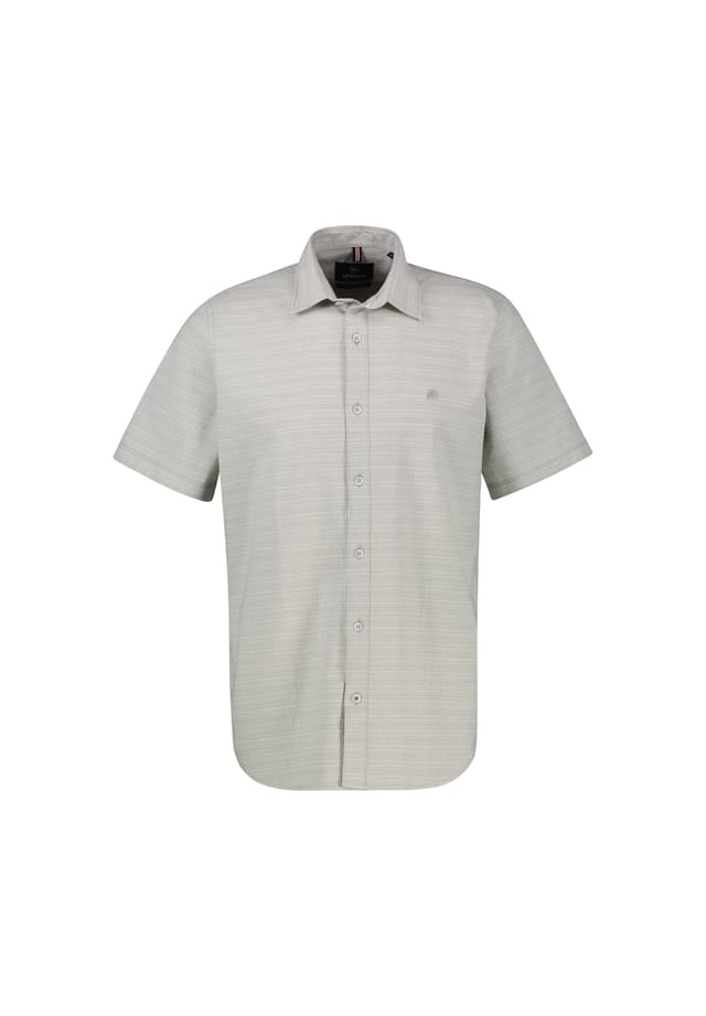 Рубашка с короткими рукавами из ткани сирсакер. Lerros, серый
Рубашка с короткими рукавами из ткани сирсакер. Lerros, серый