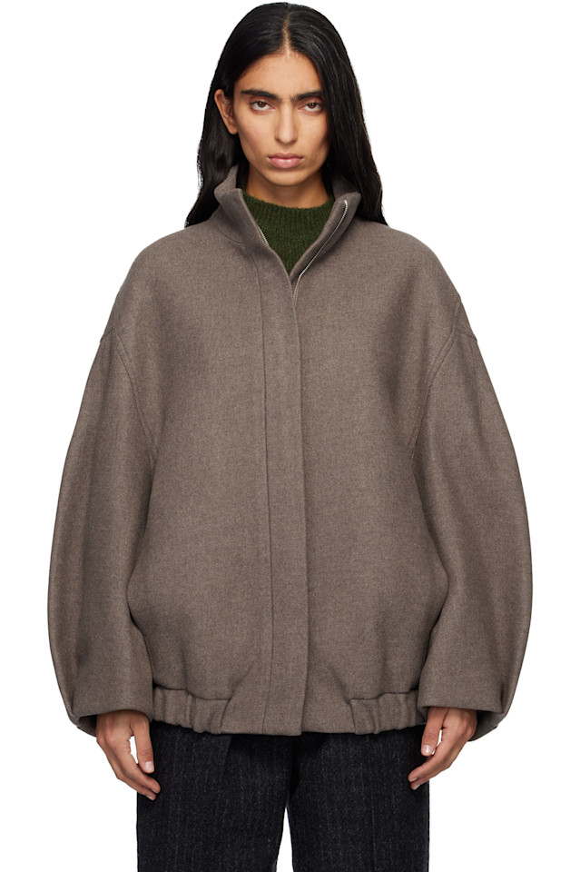 Куртка свободного кроя Dries Van Noten, серо-коричневый
Куртка свободного кроя Dries Van Noten, серо-коричневый