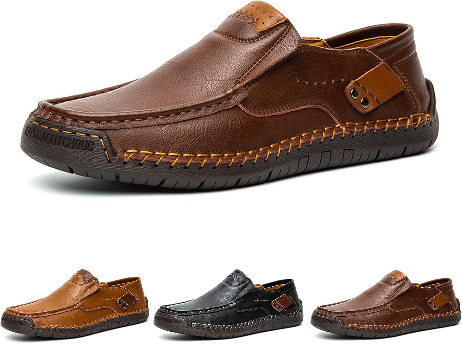 Мужские повседневные кожаные лоферы с ручной строчкой, мокасины на подкладке, противоскользящие легкие гибкие туфли-слипоны для ходьбы и вождения, кроссовки-оксфорды Ugoselec, коричневый
Мужские повседневные кожаные лоферы с ручной строчкой, мокасины на подкладке, противоскользящие легкие гибкие туфли-слипоны для ходьбы и вождения, кроссовки-оксфорды Ugoselec, коричневый