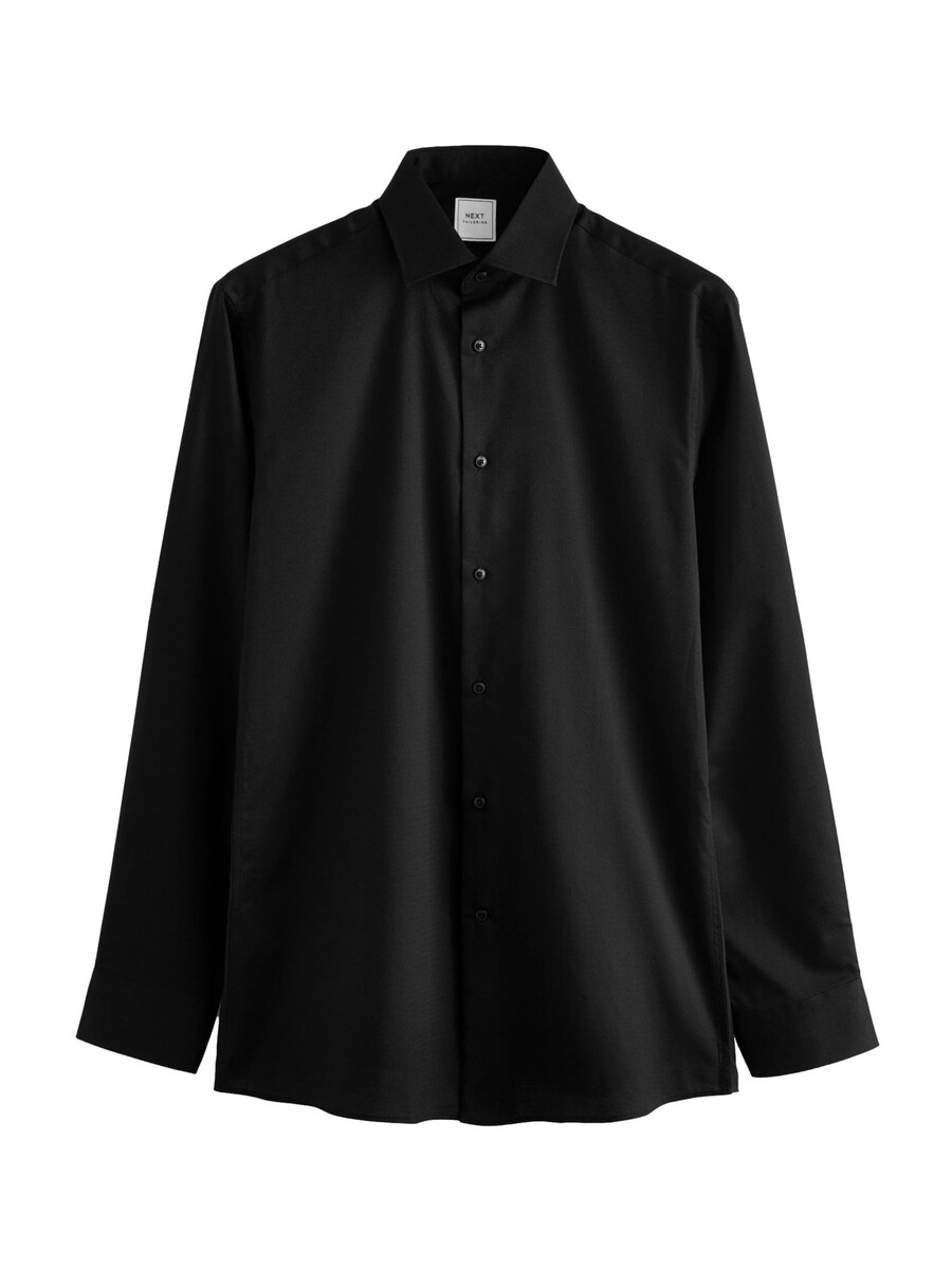 Приталенная деловая рубашка Next, черный
Приталенная деловая рубашка Next, черный
