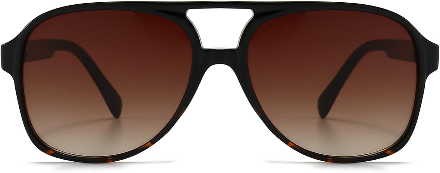 Поляризованные солнцезащитные очки-авиаторы LASPOR для женщин и мужчин, винтажные ретро-очки 70-х годов, большая пластиковая оправа, защита от УФ-излучения UV400, Leopard No.1
Поляризованные солнцезащитные очки-авиаторы LASPOR для женщин и мужчин, винтажные ретро-очки 70-х годов, большая пластиковая оправа, защита от УФ-излучения UV400, Leopard No.1