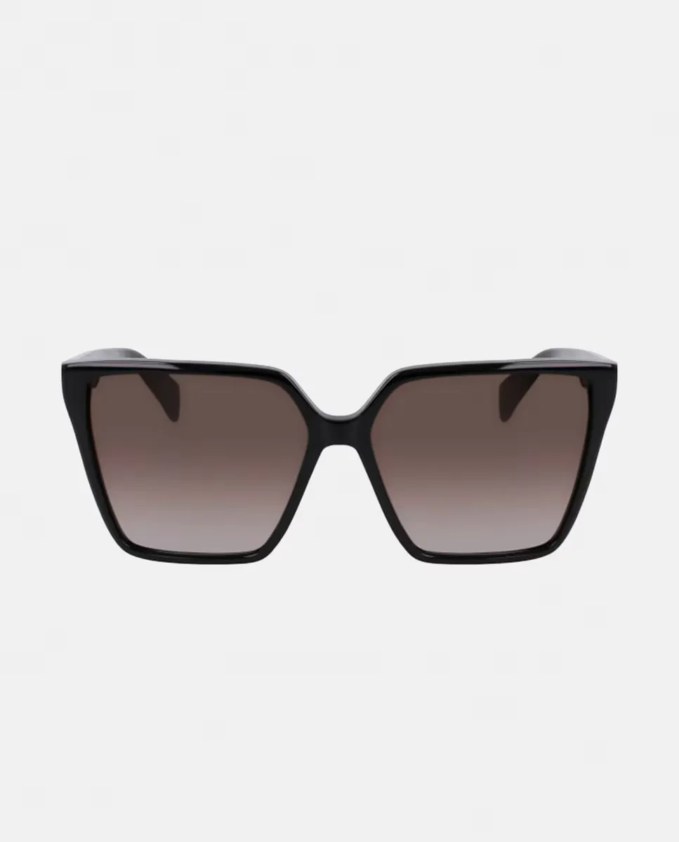 Женские геометрические солнцезащитные очки из ацетата Liu Jo, чёрный
Женские геометрические солнцезащитные очки из ацетата Liu Jo, чёрный