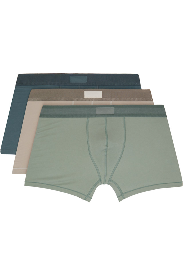 Тройная упаковка разноцветных хлопковых боксеров Skims длиной 3 дюйма Skims, мультиколор 
Тройная упаковка разноцветных хлопковых боксеров Skims длиной 3 дюйма Skims, мультиколор