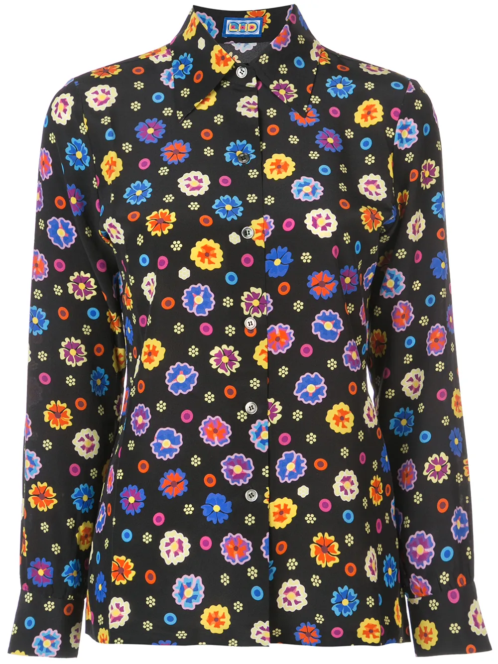 Рубашка с цветочным принтом Lhd, черный
Рубашка с цветочным принтом Lhd, черный