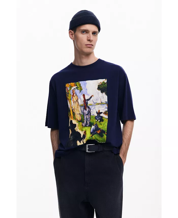 Мужская футболка с принтом Paint Desigual, синий
Мужская футболка с принтом Paint Desigual, синий