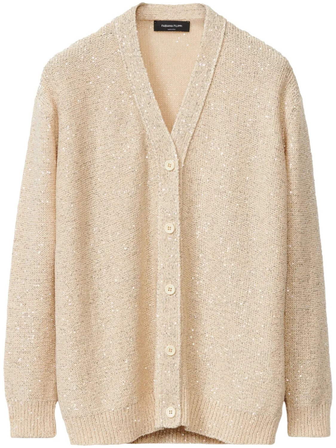 Кардиган Fabiana Filippi, украшенный пайетками, коричневый
Кардиган Fabiana Filippi, украшенный пайетками, коричневый
