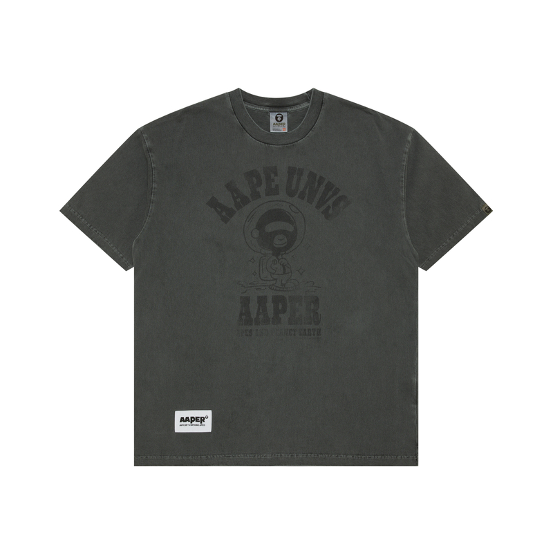 Футболка из хлопка с принтом от A Bathing APE Aape, серый
Футболка из хлопка с принтом от A Bathing APE Aape, серый