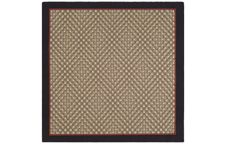 Шарф женский Gucci шелковый, черный / коричневый
Шарф женский Gucci шелковый, черный / коричневый