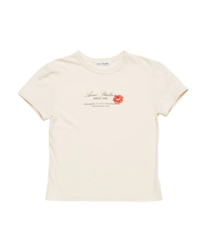 Футболка с логотипом Acne Studios, бежевый
Футболка с логотипом Acne Studios, бежевый