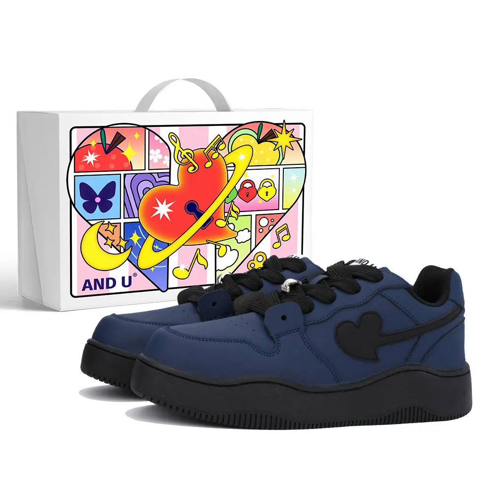 AND U Скользоустойчивые амортизирующие противоскользящие утепляющие низкие скейтборд кроссовки унисекс тёмно-синие, цвет Dark Blue
AND U Скользоустойчивые амортизирующие противоскользящие утепляющие низкие скейтборд кроссовки унисекс тёмно-синие, цвет Dark Blue